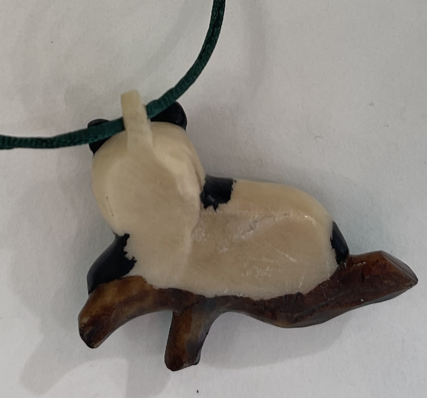 Tagua Jewelry Necklace Panda Bear Pendant Panama