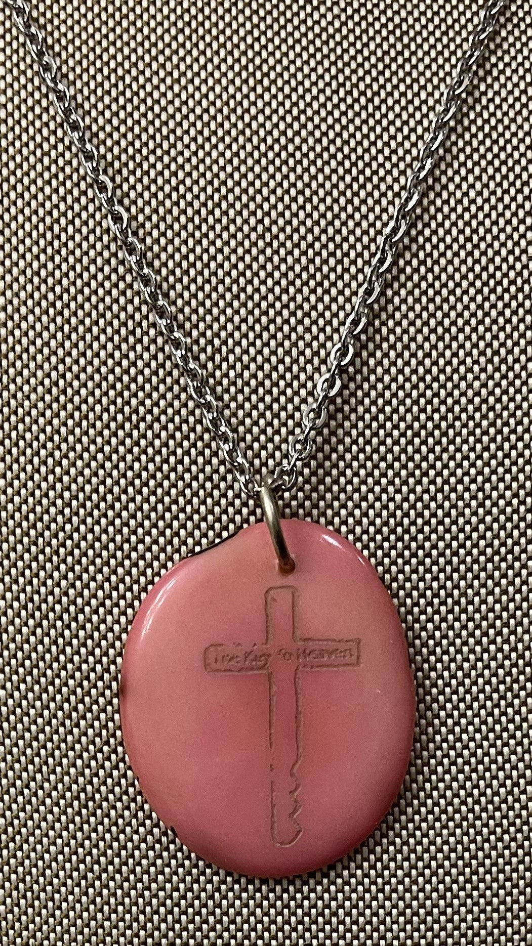 Key To Heaven Cross Tagua Jewelry Necklace  Pendant Panama