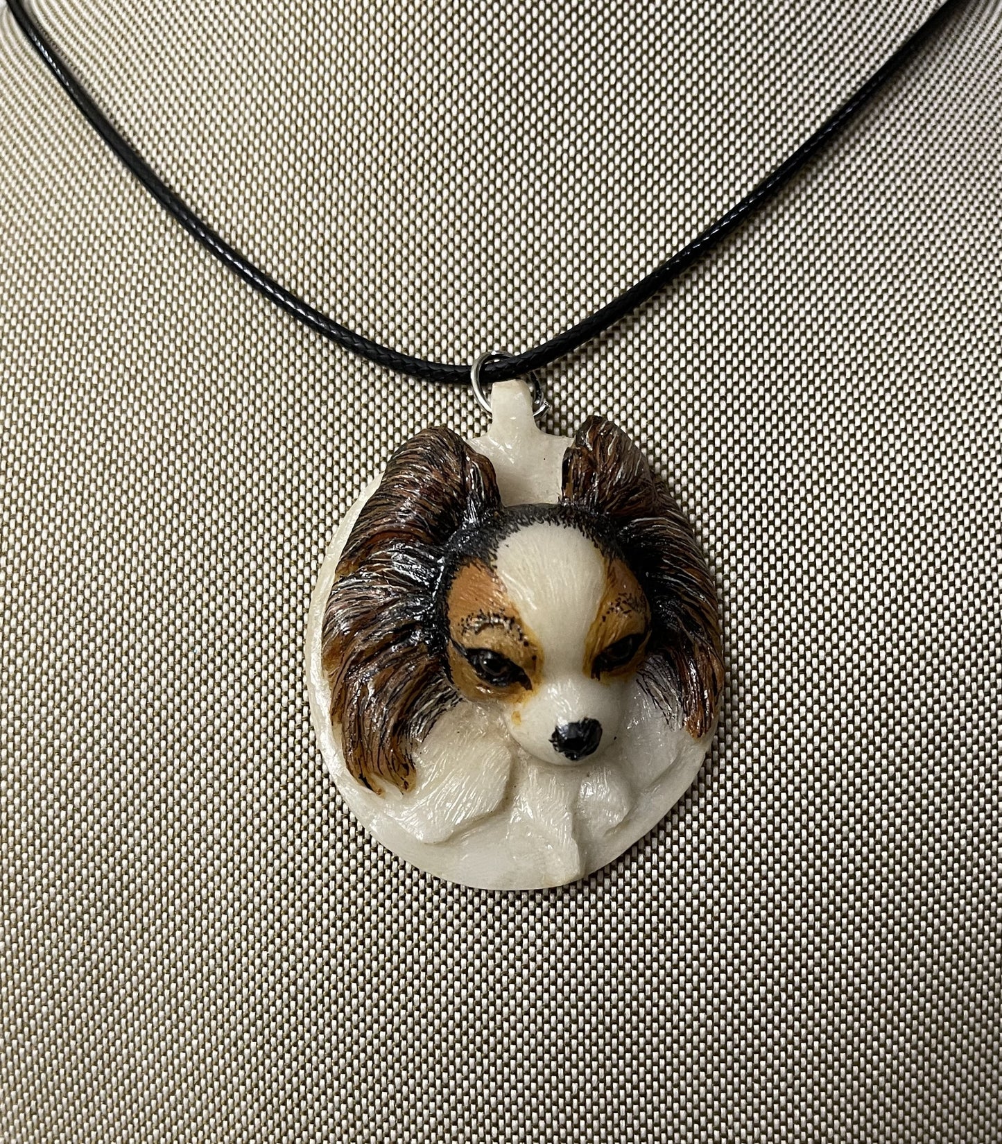 Puppy Dog Tagua Necklace Jewelry Pendant Panama