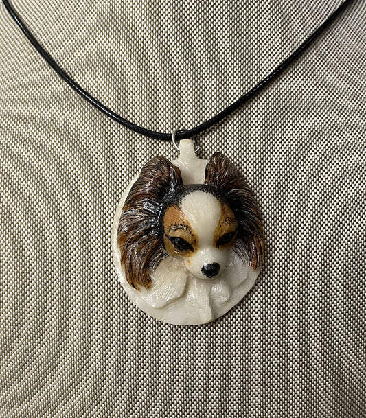 Puppy Dog Tagua Necklace Jewelry Pendant Panama