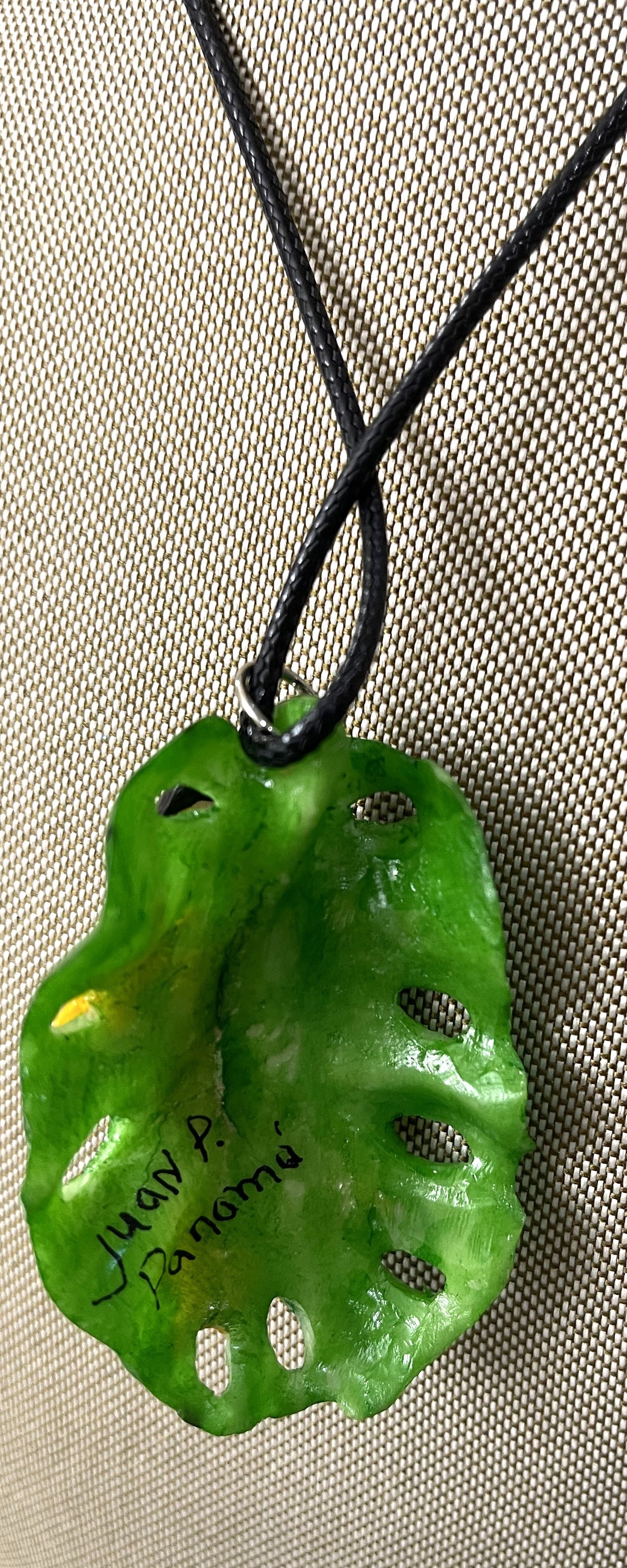 Poison Dart Frog Tagua Necklace Jewelry Pendant Panama