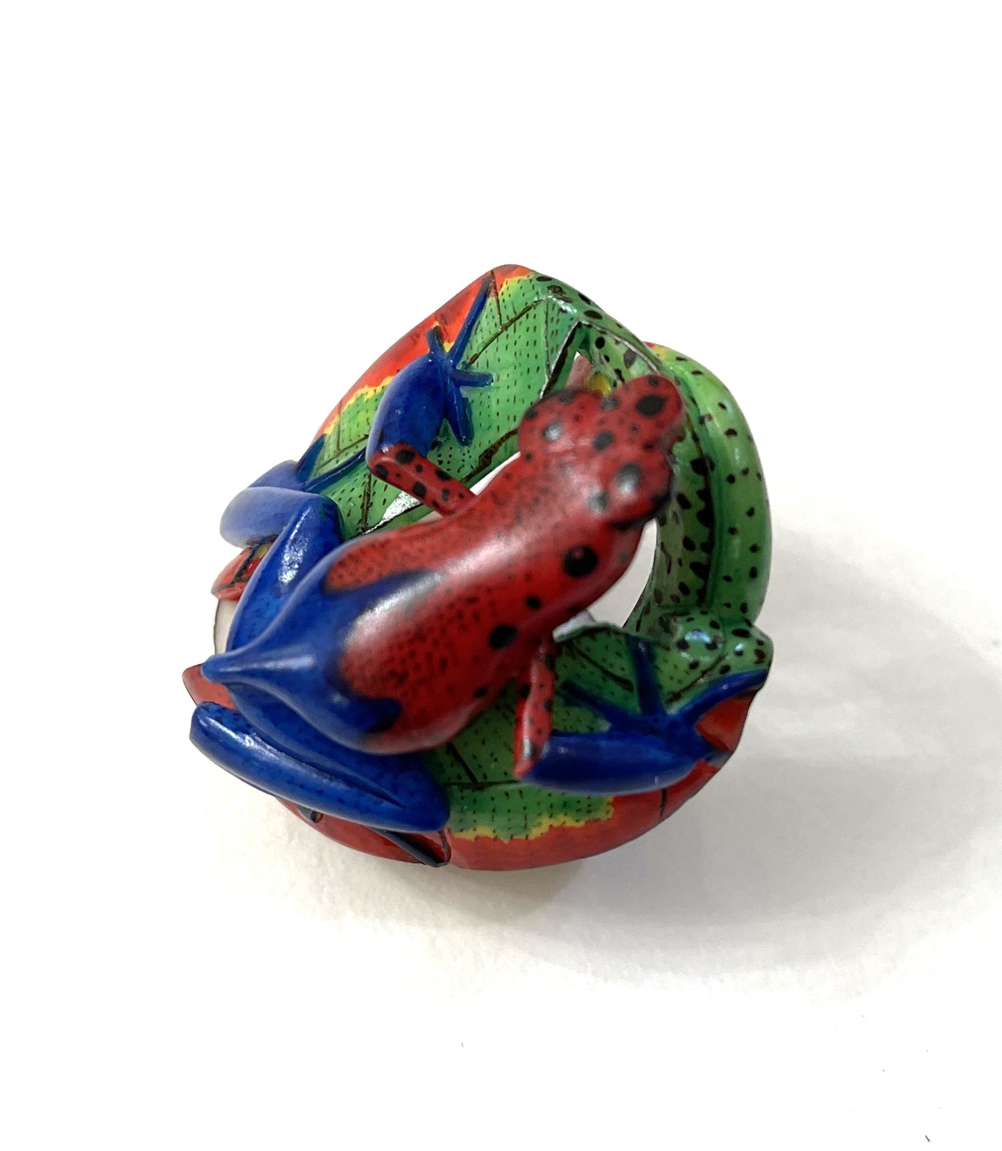 Poison Dart Frog Tagua Carving Rainforest Panama