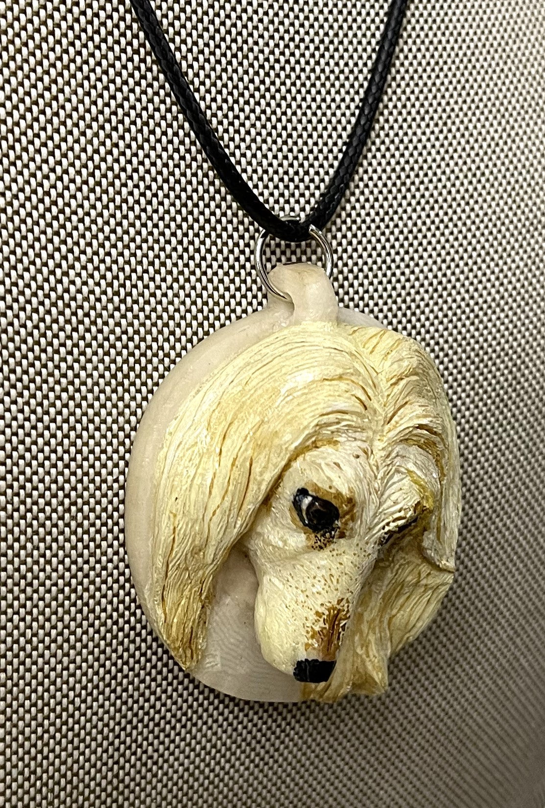 Dog Carved Necklace Pendant Panama