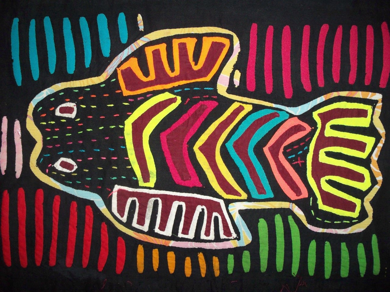 Traderbrock Kuna Tribe Fish Mola Panama San Blas-12.62028