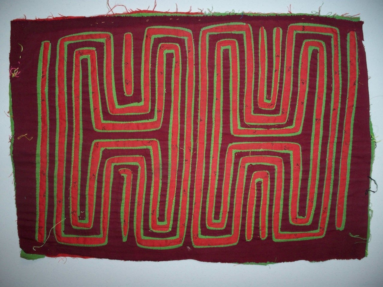 Kuna Indian Hand Sewn Vintage Mola Panama San Blas-21010220L