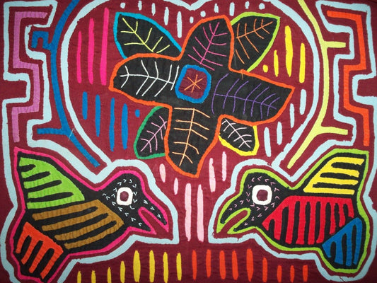 Traderbrock Kuna Tribe Bird Mola Panama San Blas-12.63282