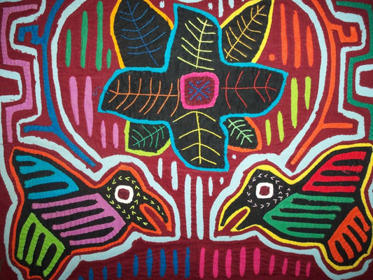 Traderbrock Kuna Tribe Bird Mola Panama San Blas-12.63428