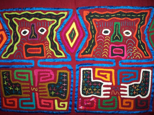 Traderbrock Kuna Tribe Twin Sister Mola Panama San Blas-12.65080