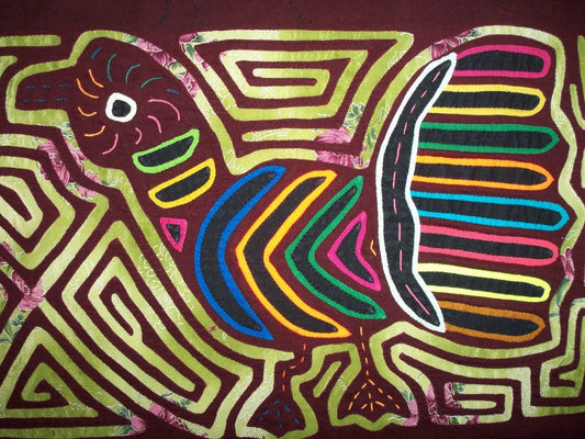 Traderbrock Kuna Tribe Bird Mola Panama San Blas-12.71817