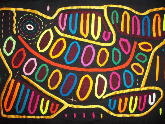 Traderbrock Kuna Tribe Fish Mola Panama San Blas-12.71979