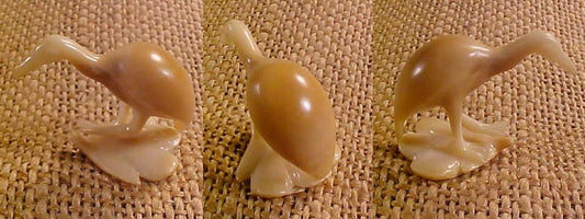 Wounaan Indian Vintage Tagua Nut Waterbird Carving-Panama 20123045L