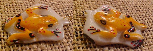Wounaan Indian Tagua Nut Frog Pendant Jewelry-Panama 20123050L