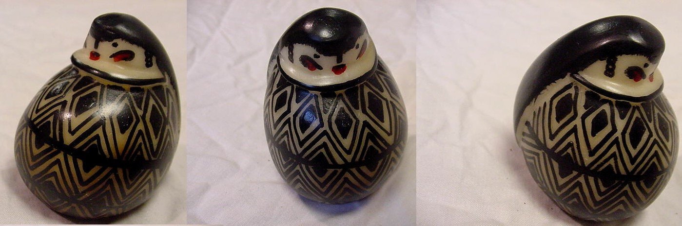 Wounaan Indian Human Figure Tagua Carving-Panama 21042508L