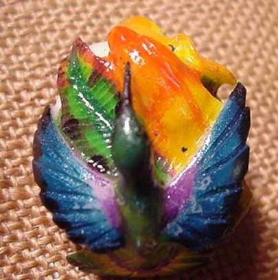 Wounaan Indian Hummingbird Tagua Nut Carving-Panama 21031310L