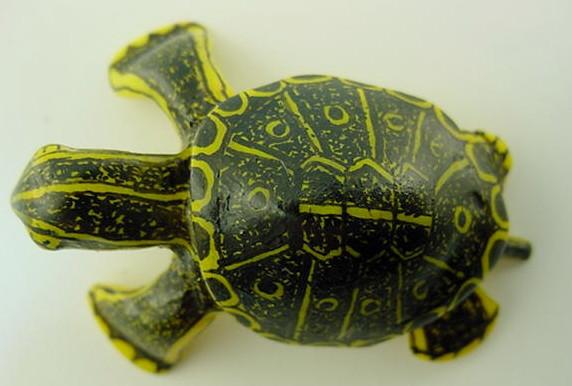 Wounaan Embera Tagua Nut Turtle Carving-Panama 21031031L