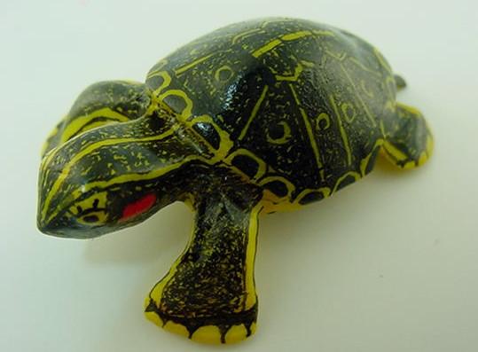Wounaan Embera Tagua Nut Turtle Carving-Panama 21031031L