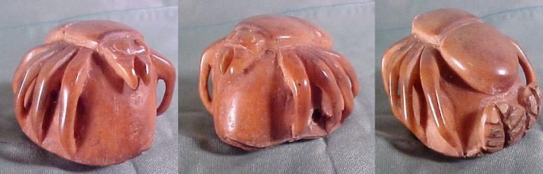 Wounaan Indian Natural Dye Spider Tagua Nut Carving-Panama  21062203L