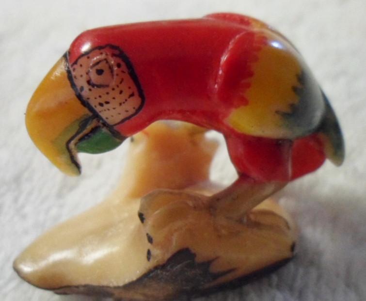 Wounaan Embera Macaw Parrot Bird Tagua Carving-Panama 16032916L