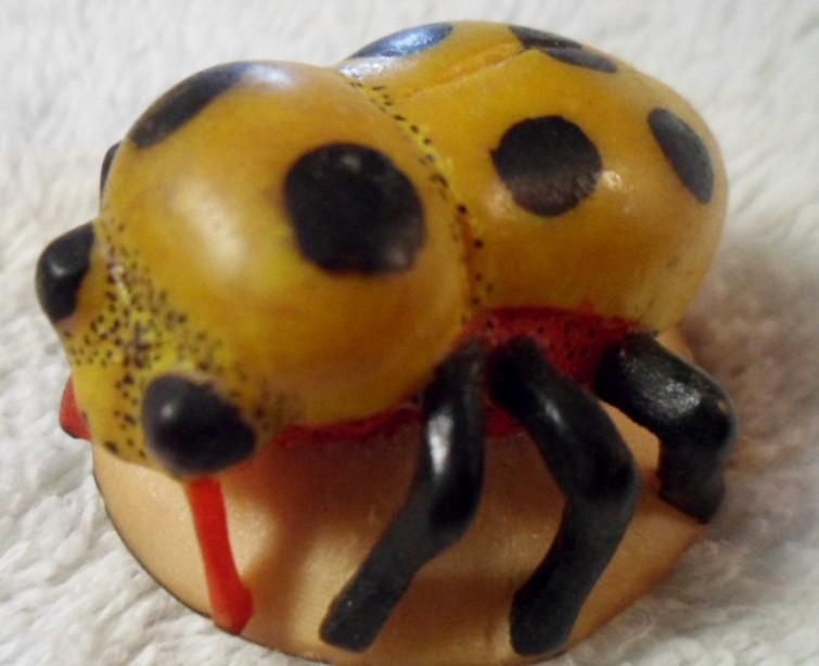 Wounaan Embera Insect Bug Tagua Carving-Panama 16040724L