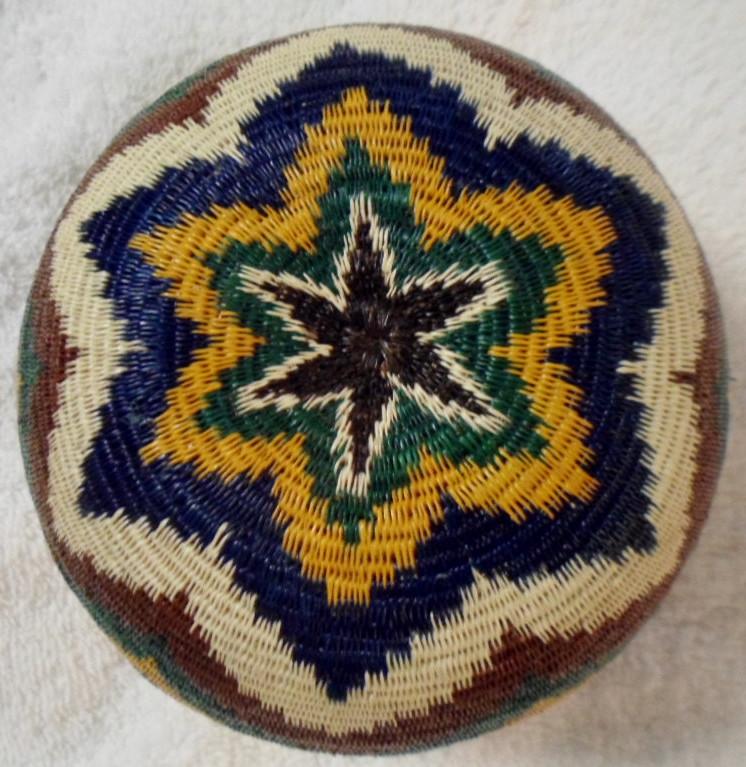 Wounaan Embera Woven Basket-Panama 15101002ML