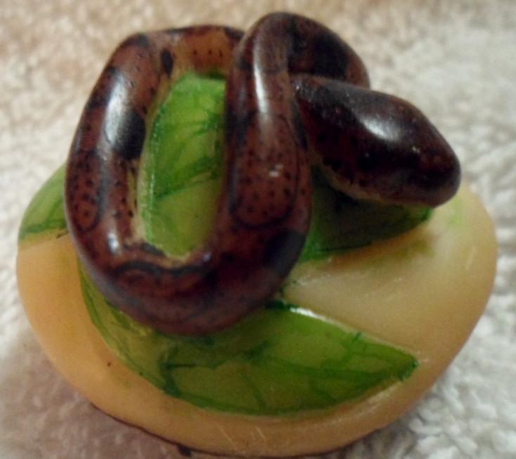 Wounaan Embera Snake Tagua Carving-Panama 16082024L