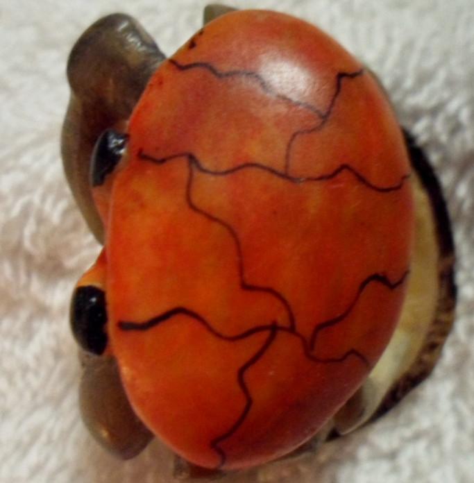 Wounaan Embera Crab Tagua Carving-Panama 16082022L
